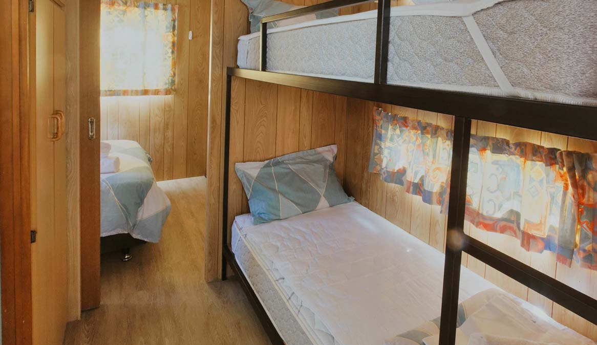 Bunk Beds in Caravan
