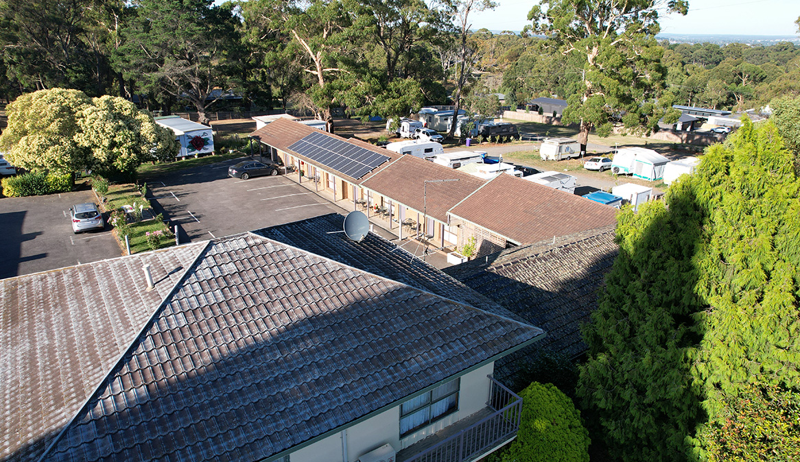 Caravan Park View from the top